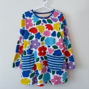 Mini Boden Multicolor Floral Long Sleeve Tee